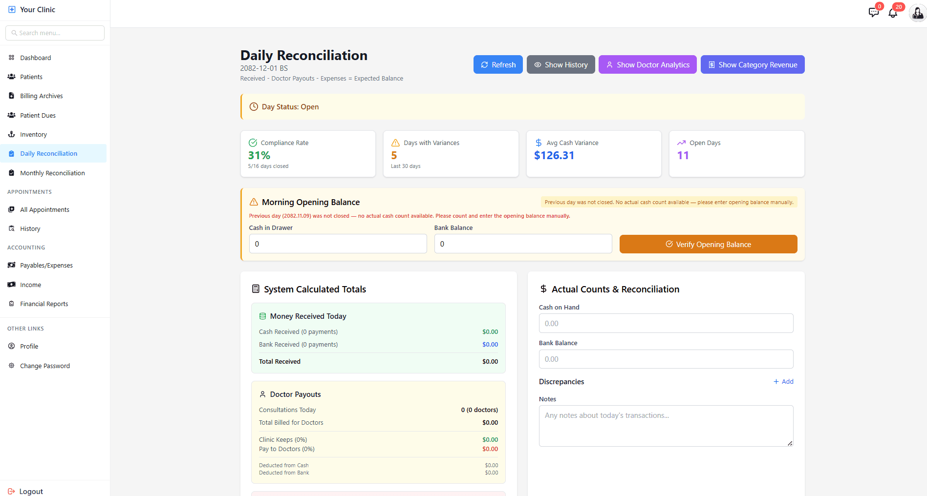 Chikitsa — Clinic Management Platform screenshot 2